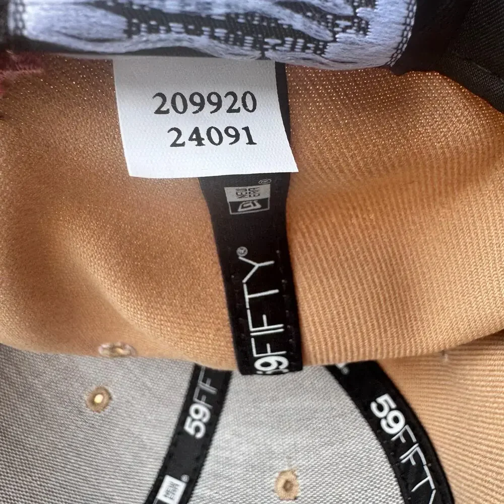 Joe Freshgoods x New‎ Era 59FIFTY Sacred Heart Fitted Camel Black Hat - 7 3/8